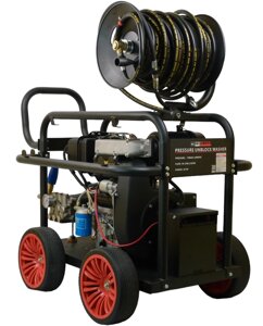 Дизельна гідродинамічна машина для прочищення труб каналізації Profter DU-1750 (220 бар. 50м.)
