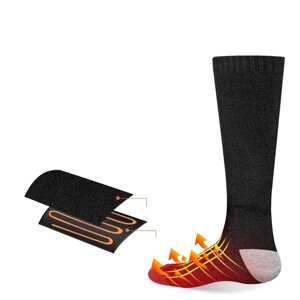 Шкарпетки з підігрівом + два акумулятори 4400 mAh PowerBank (3 режими нагрівання +60° C)