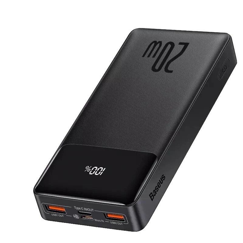 Повербанк BASEUS 20000 mAh Power Bank (20W) Оригінал..зовнішній акумулятор павербанк від компанії Top Master - фото 1