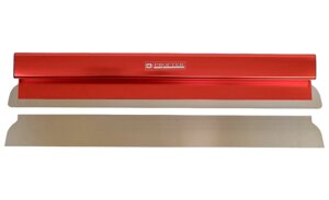 Шпатель для механічного нанесення шпаклівки Profter SU 80 red + змінне лезо (80 см 0.3+0.5 мм) алюмінієва ручка