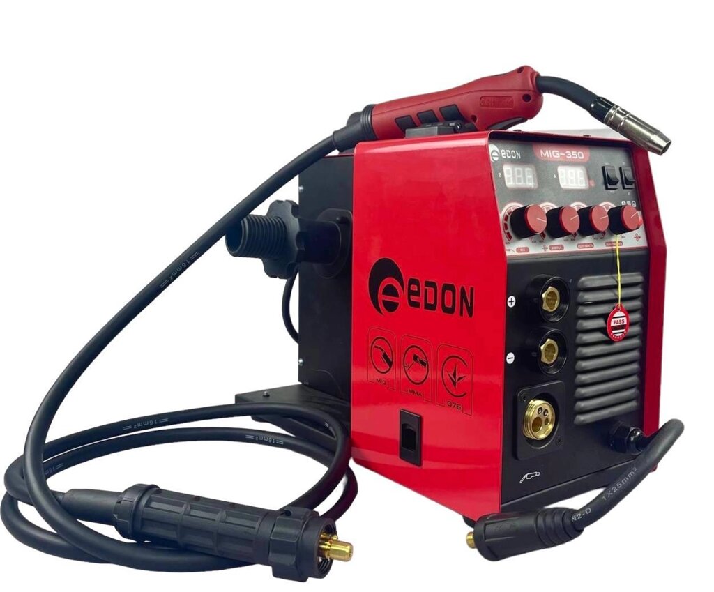 Зварювальний напівавтомат EDON MIG-350 (8.3 кВт 350А) від компанії Top Master - фото 1