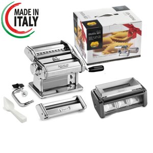 Marcato Pasta Set — локшинорізка + насадка для пельменів і спагетті — Оригінал!