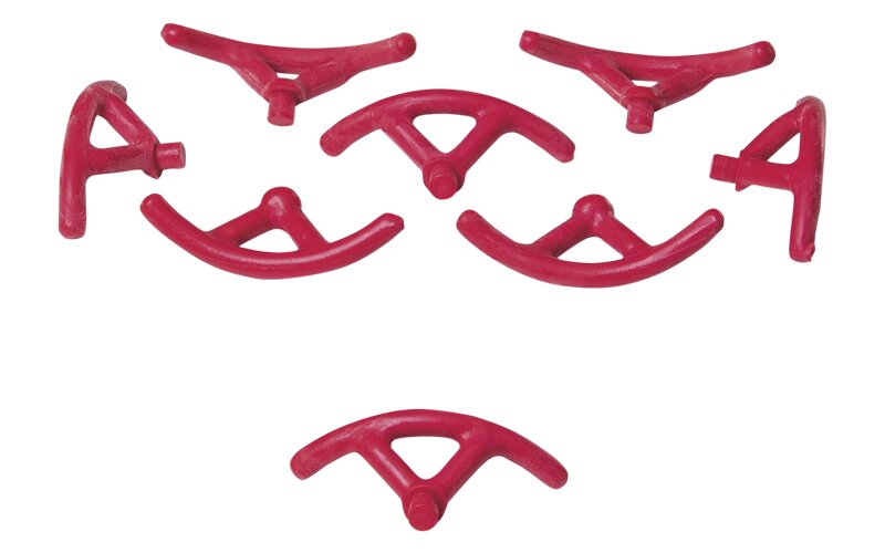 IQ Triangel (Ayku Tyangl) ливарний, червоний, дуже важкий, Yeti Dental (Німеччина) від компанії Компанія "FreeDental" - фото 1
