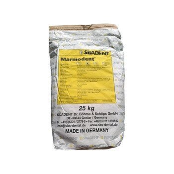 MARMODENT (Мармодент), натуральний гіпс 3класса, 25кг, SILADENT, Німеччина від компанії Компанія "FreeDental" - фото 1