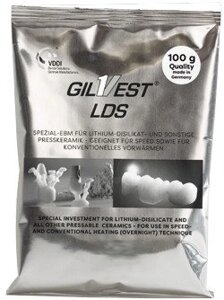Пакувальна маса для дісілікат літію Gilvest LDS, Гілвест ЛДС (50х100g), Giulini, Німеччина