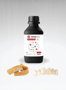 TEMP TEETH стоматологічна, фотополімерна смола для 3D друку тимчасових коронок. ArmaResin ( Арма Резін ) А1
