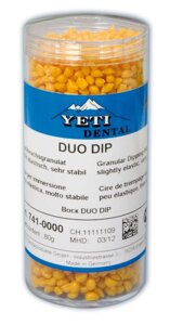 Віск погружной DUO DIP (Дуо дип) помаранчевий в гранулах, 80г, Yeti Dental