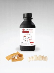 TEMP TEETH стоматологічна, фотополімерна смола для 3D друку тимчасових коронок. ArmaResin ( Арма Резін ) Bleach