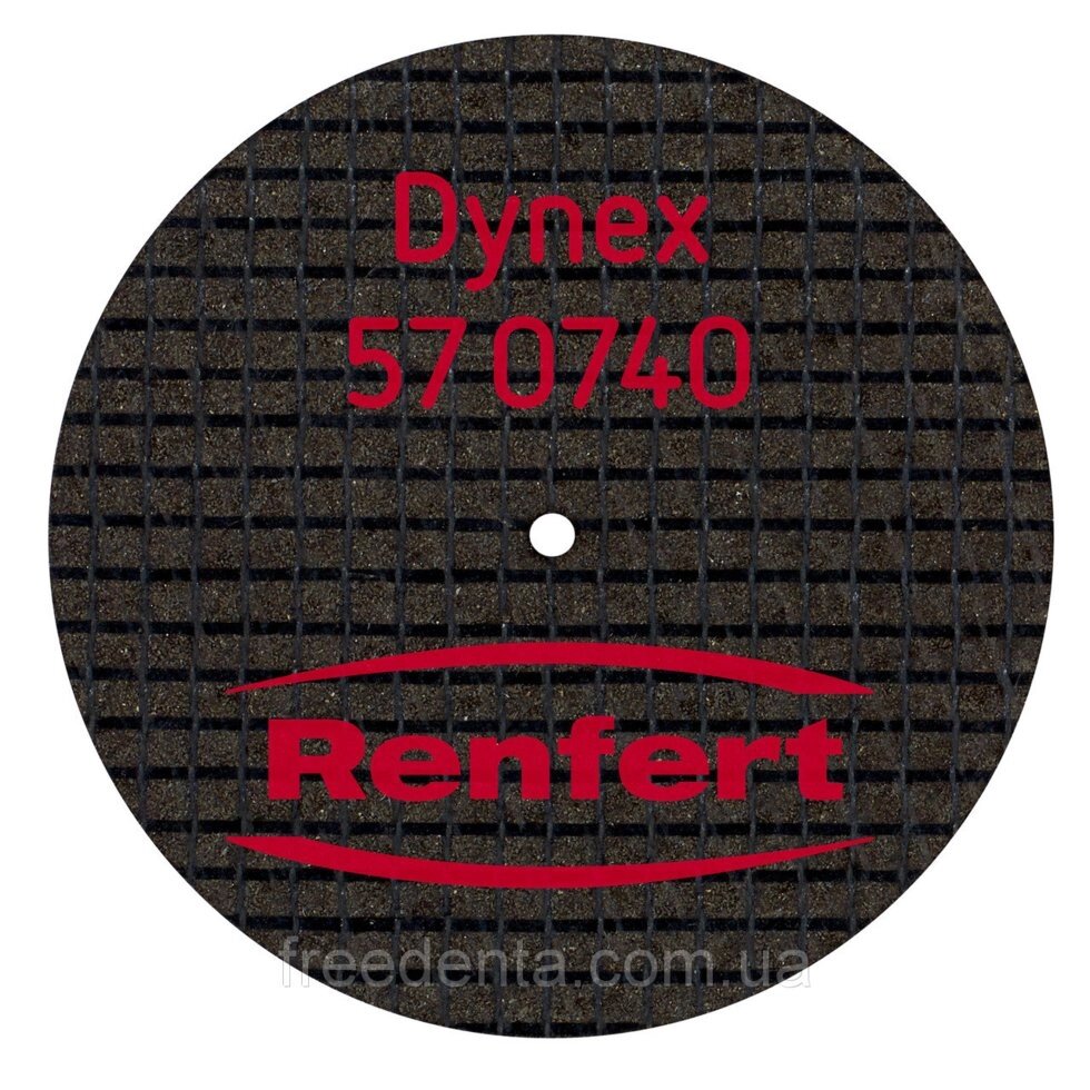 Відрізний армований диск Dynex, 40 x 0,7 мм Renfert (Ренферт), 1шт. від компанії Компанія "FreeDental" - фото 1