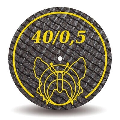 Відрізний диск армований скловолокном 40х0,5 мм (Motyl, Мотиль, Метелик), 1шт. від компанії Компанія "FreeDental" - фото 1