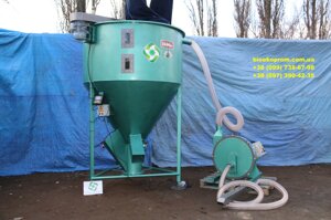 Молотковий пневматичний млин зерна 11 кВт, 1000 кг/год. Виробник