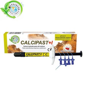 Calcipast + I материал для временного пломбирования, шприц 2.1 г, Cerkamed
