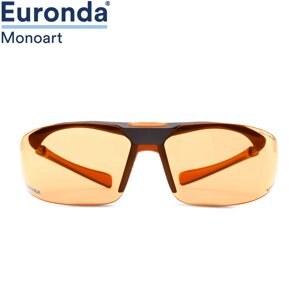 Еластичні захисні окуляри моноарта розтягують помаранчевий з помаранчевим фільтром захисту від світла