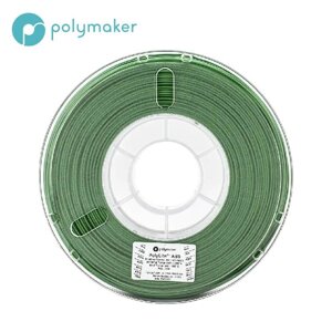 Пластик в котушці PLA PolyLite 1,75 мм, Polymaker, 1кг зелений