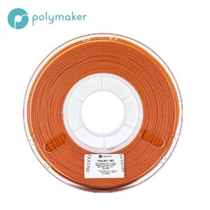 Пластик в котушці PolySmooth Polymaker,1,75 мм, 0.75 кг оранжевий