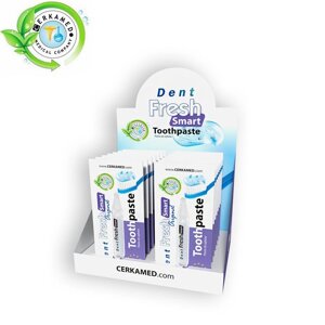 Зубная паста Dent Fresh Smart Toothpaste, 14 х 2 мл, Cerkamed