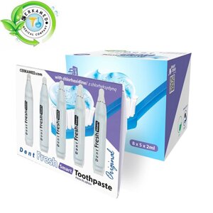 Зубная паста Dent Fresh Smart Toothpaste, 40 х 2 мл, Cerkamed