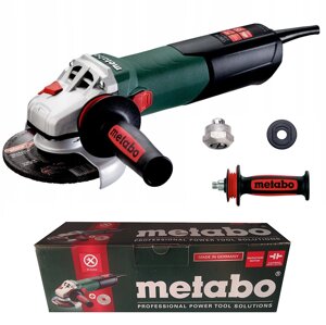 Болгарка Metabo WEV 11-125 Quick: 1100Вт, диск 125мм, регулювання обертів, плавний запуск