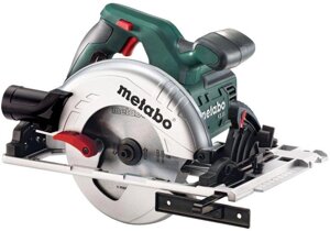 Потужна ручна дискова пила по дереву Metabo KS 55 FS : 1200 Вт, круг 160мм циркулярна пила 600955000