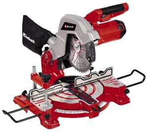 Потужна торцювальна пила Einhell TC-MS 216 : 1400 Вт, диск 216 мм, 48 зубів, 5000 об/хв (4300370)