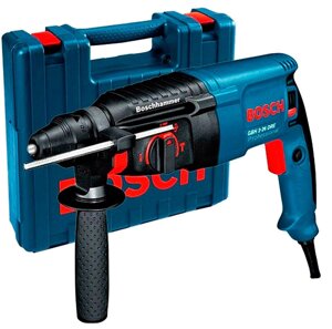 Потужний прямий перфоратор Bosch GBH 2-26 DRE : 2.7 Дж, 800 Вт,0611253708)