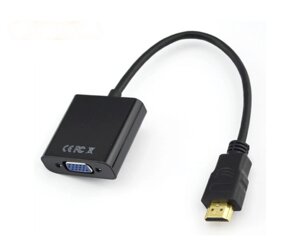 Адаптер-конвертер Tishric HDMI VGA 70091 Black