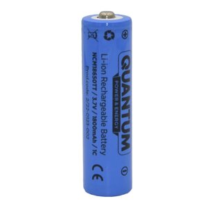 Акумулятор літій-іонний Quantum Li-ion NCM18650, 1800mAh, 1С з клемним виступом, 1шт/уп