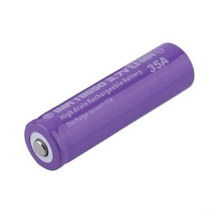 Акумулятор високострумовий Bailong 18650 IMR 35A 3.7V 2500mAh Li-Mn Фіолетовий