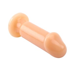 Анальна пробка з головкою Chisa Medium Slim Dildo 12 см Тілесний