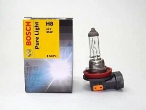 Автолампа BOSCH pure light H8 35W 12V PGJ19-1 (1987302081)