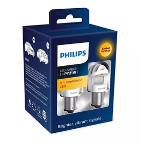 Автолампа діоди philips 11498XUAXM X-tremeultinon LED gen2 PY21W 12V BAU15s (2 шт. )