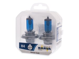 Автолампа NARVA 48680 TWIN SET H4 12V 60/55W RANGE POWER WHITE