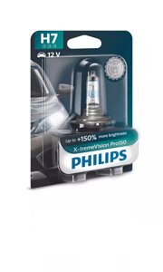 Автолампа philips 12972XVPB1 H7 55W 12V X-tremevision pro150 +150% B1