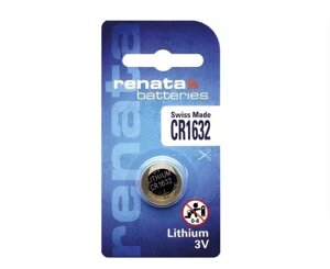 Батарейка RENATA CR1632 Lithium, 3V, 1х1 шт