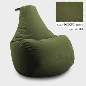 Безкаркасне крісло мішок груша Coolki XXXL 100x140 Хакі ( Оксфорд 600D PU)