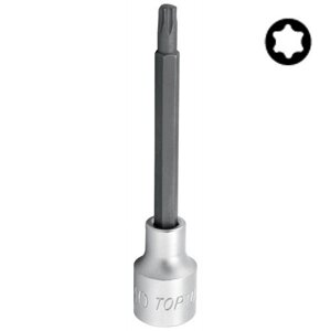 Біта з торцевою головкою TORX TOPTUL T55 L140мм 1/2" з отвором BCVA1655