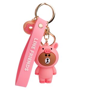 Брелок YES колекція Line Friends Piggy Brown (559363)