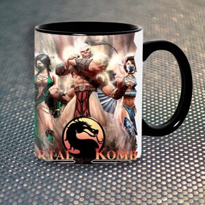 Чашка Fan Girl Герої Мортал Комбат Mortal Kombat New (14504) 330 мл Різнокольоровий