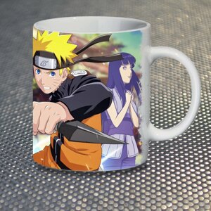 Чашка Fan Girl Наруто Naruto Аніме New (14547) 330 мл Різнокольоровий