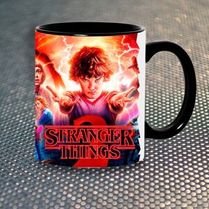 Чашка Fan Girl Одинадцять Дуже Дивні Справи Stranger Things New (14493) 330 мл Різнокольоровий