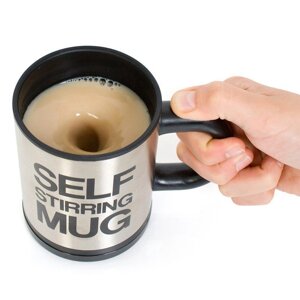 Чашка з вентилятором для розмішування цукру RIAS Self Stirring Mug Black (3sm_553345161)