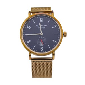 Годинники Guanqin Gold-Blue-Gold GS19098 CS (GS19098GBlG)