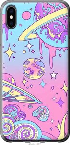 Чохол 2d пластиковий Endorphone iPhone XS Max Рожева галактика (4146t-1557-26985)