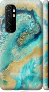 Чохол 3d пластиковий матовий Endorphone Xiaomi Mi Note 10 Lite Green marble (4365m-1937-26985)