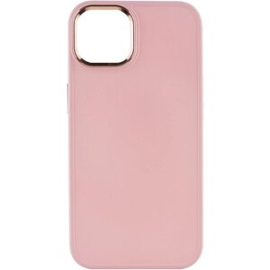 Чохол Epik Bonbon Metal Style для Apple iPhone 12 Pro / 12 Рожевий / Light pink