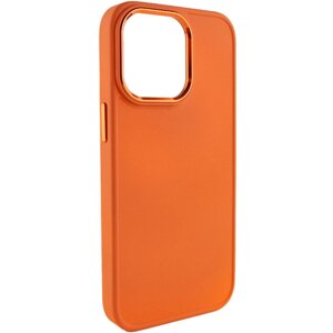 Чохол Epik Bonbon Metal Style для Apple iPhone 14 Pro Помаранчевий / Papaya