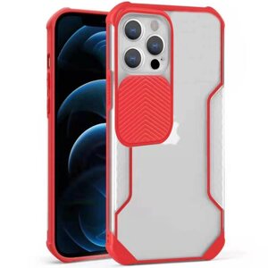 Чохол Epik Camshield matte Ease TPU зі шторкою для Apple iPhone 13 Pro Червоний