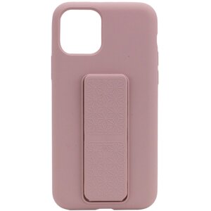 Чохол Epik Silicone Case Hand Holder для Apple iPhone 11 Pro Рожевий / Pink Sand