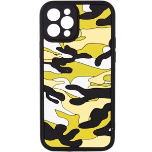 Чохол Epik TPU+PC Army Collection Apple iPhone 12 Pro Max Жовтий