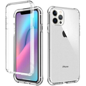 Чохол Epik TPU+PC Full Body із захистом 360 Apple iPhone 12 Pro Max Прозорий